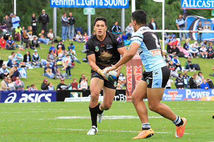 Dallin Watene-Zelezniak in action last year 