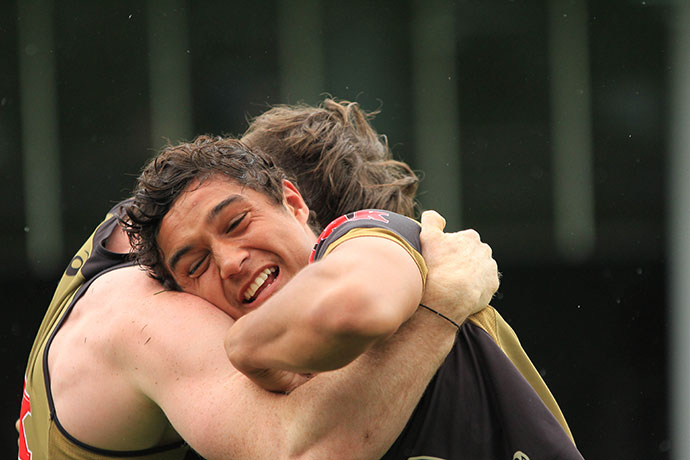 Te Maire Martin at training. Photo: Penrith Panthers