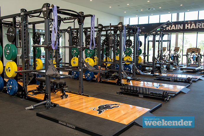 The gym inside the Academy. Photo: Megan Dunn