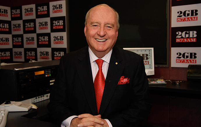 Against the ban: 2GB's Alan Jones