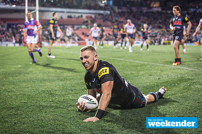 All smiles: Bryce Cartwright. Photo: Megan Dunn