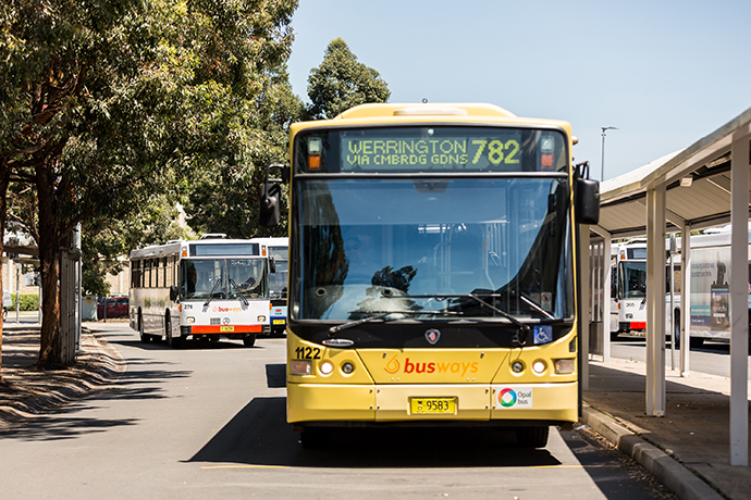 Buses at Penrith Station