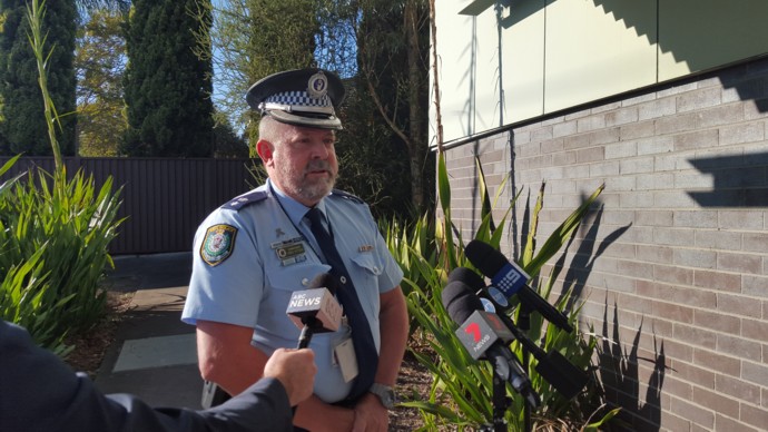 Police address the media this morning.