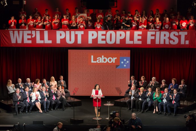 Emma Husar addressing the campaign launch. Photo: Megan Dunn