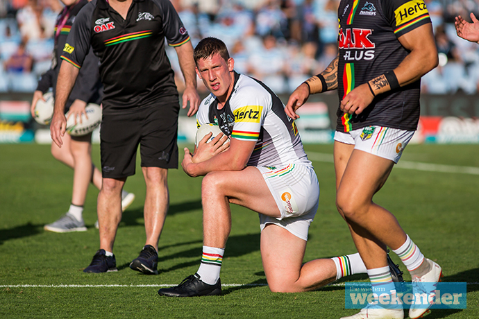 Panthers trio Tyrone May, Stephen Crichton and Nathan Cleary