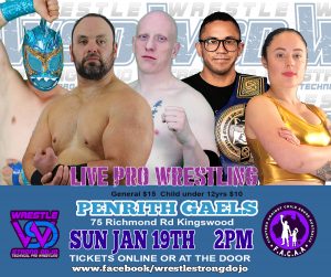 Live Pro Wrestling School Hoildays Show @ Penrith Gaels Cultural & Sporting Club | | |