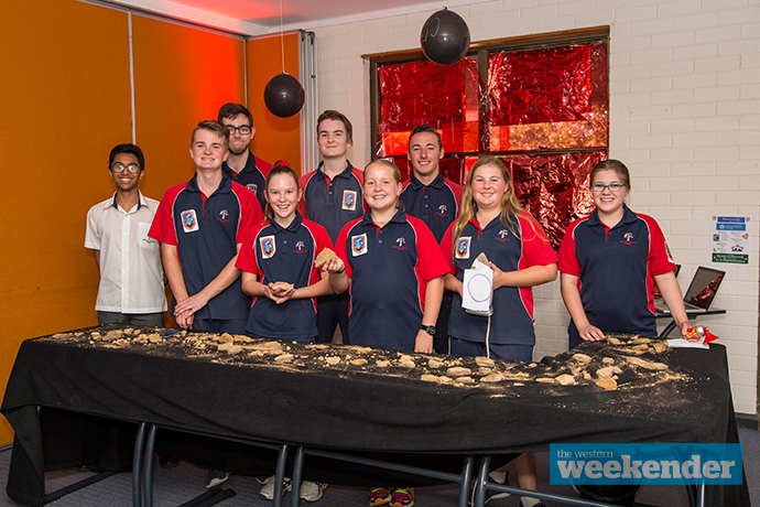 Students taking part in the STEM event last Thursday. Photo: Megan Dunn