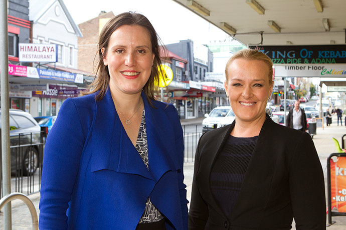 Kelly O'Dwyer with Fiona Scott