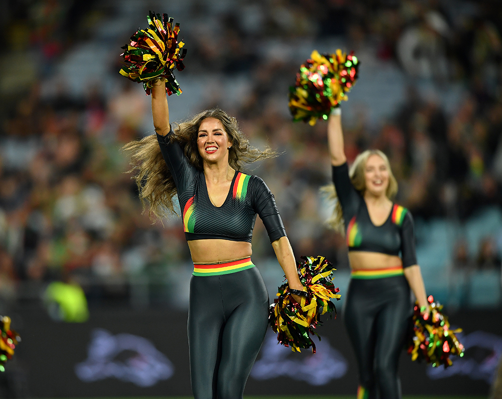 On the Sidelines: Watch these Panthers cheerleaders-in-training take the  field