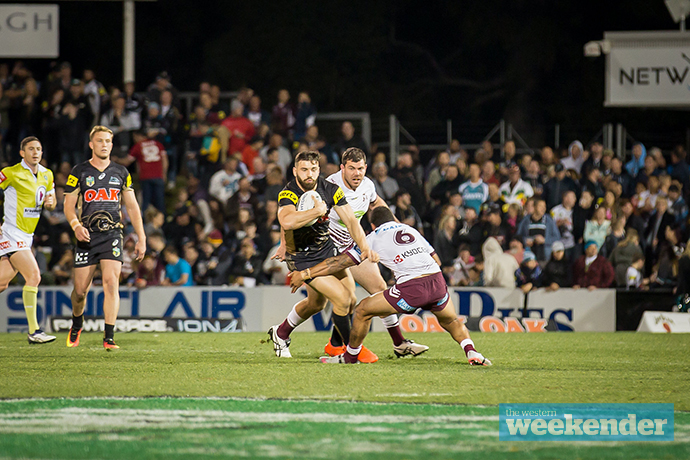 Josh Mansour in action last weekend. Photo: Megan Dunn