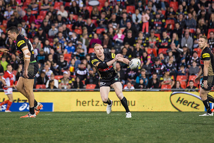 Peter Wallace in action. Photo: Megan Dunn