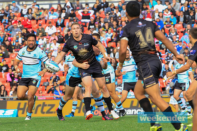 Bryce Cartwright in action for the Penrith Panthers